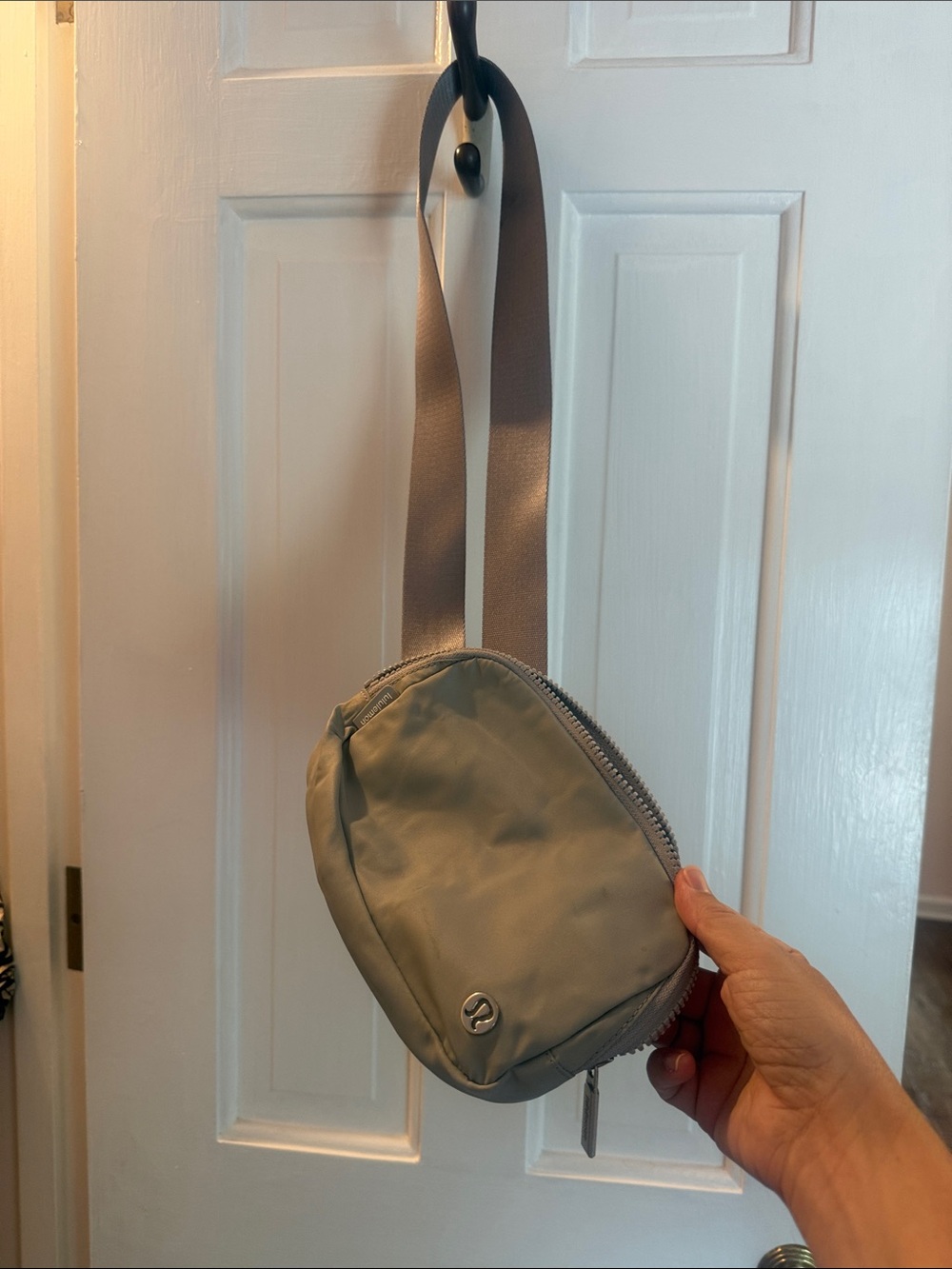 lululemon athletica Small Crossbody Belt Bag in Light Gray